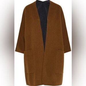 Vince Wool Blend Reversible Coat